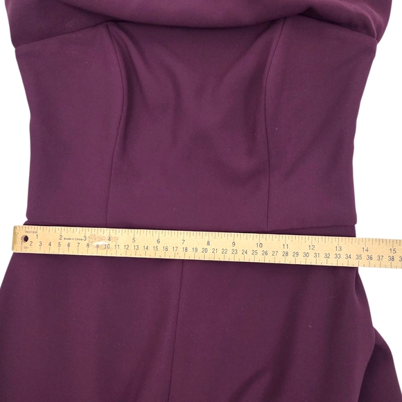 Alexis Kendall Jumpsuit Womens Small Burgundy Cocktail Party Dress Strapless - Picture 8 of 13